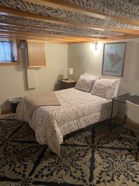 Spacious bedroom in lower level
