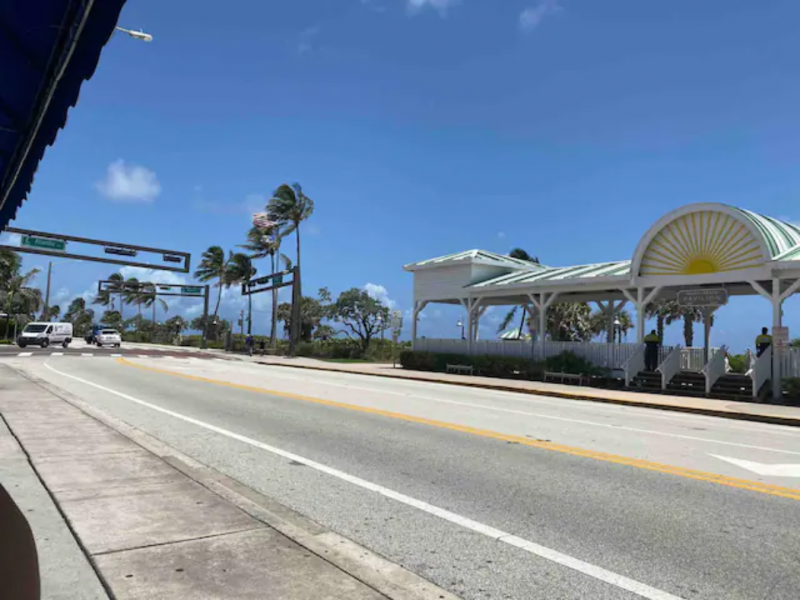 A1A of Delray Beach.  Just a mile from location.